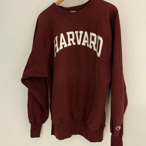 Champion Burgundy Harvard Sweatshirt